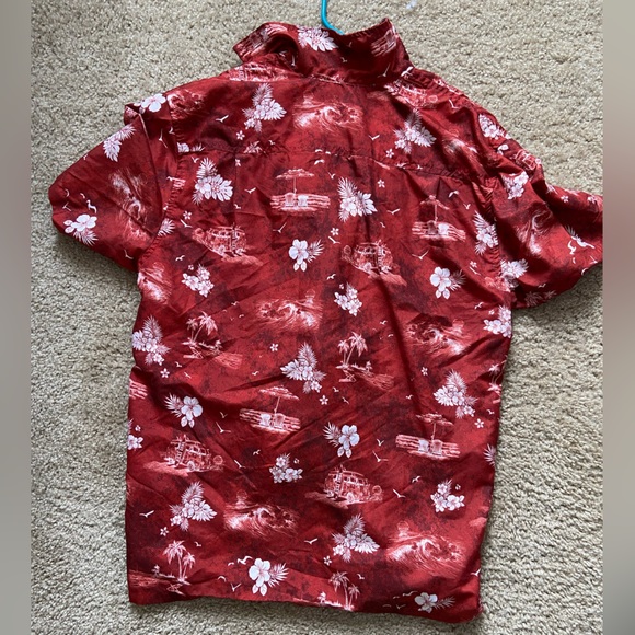 Red Hawaiian Shirt Uzzi - Picture 3 of 4